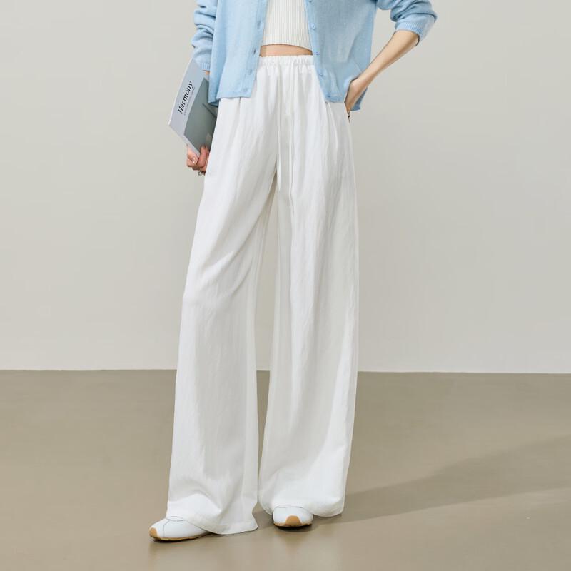 ESE-Y Women s Faux Denim Wide-Leg Casual Pants 28