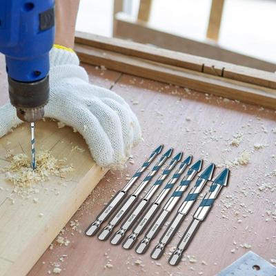 Twist Drill Bit Set Bit Set For Drill Heavy Duty Precision Multi-Purpose Hole Saw Tool For Tile Installation Drywall Cabinet