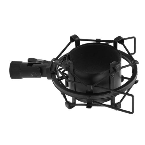 Microphone Shock Mount, Microphone Clip Holder Mount for 55-65mm Diameter Studio Condenser Microphones, Anti-Vibration Microphone Holder, Microphone M