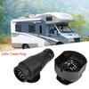 12 Volt 13 Pin Trailer Plug Socket Connector Adapter Bracket for Trailer Plug, Trailer Caravan Tow Bar