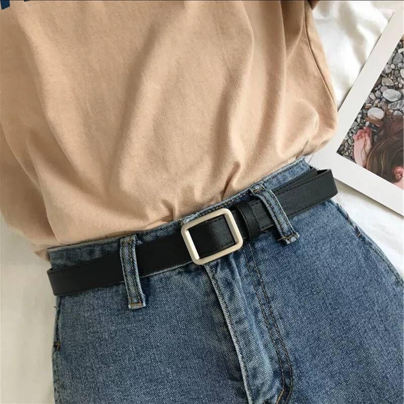 Womens Pu Classic Belt In Multiple Colors Ideal For Casual And Dressy Styles