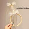 Birthday Hat with Veil Headband for Girls - Party Headwear and Photo Props