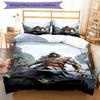 3pcs Assassin's Creed Bedding Set Duvet Cover Closure Includes 1 Duvet Cover & 2 Pillowcases, Soft and Comfortable for All Seasons.