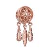2pcs /Lot Silver Color Feather Key Life Tree Beads Charms Dangle Fits Diy Bracelets Necklace For Women Men Wife Jewelry Gift 2022
