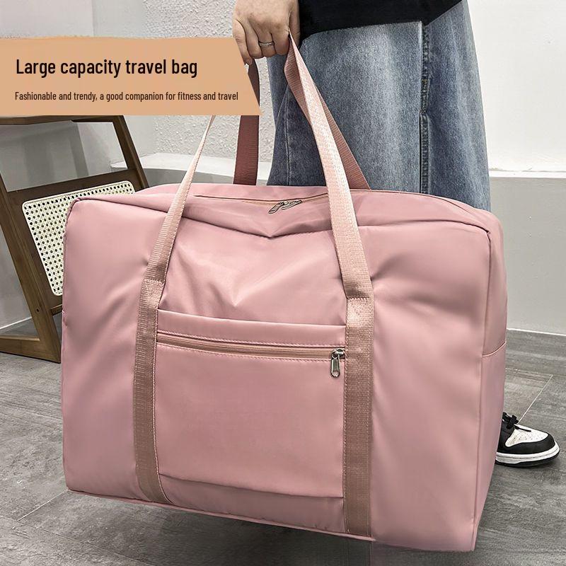 Foldable Large Capacity Travel Bag: Portable Handbag for Short Trips or Hospital