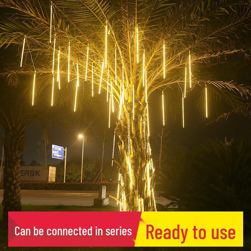 

Solar Meteor Shower String Lights