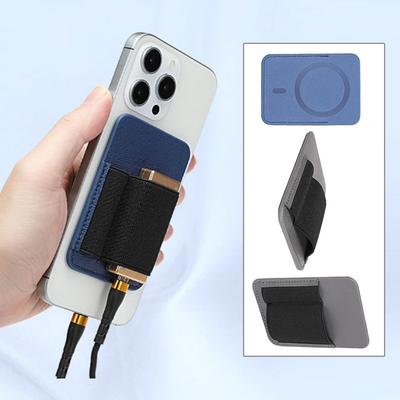 DAC Pocket Phone Audio Decoder Storage Bag Leather for Magsafe Magnetic Absorber Kit