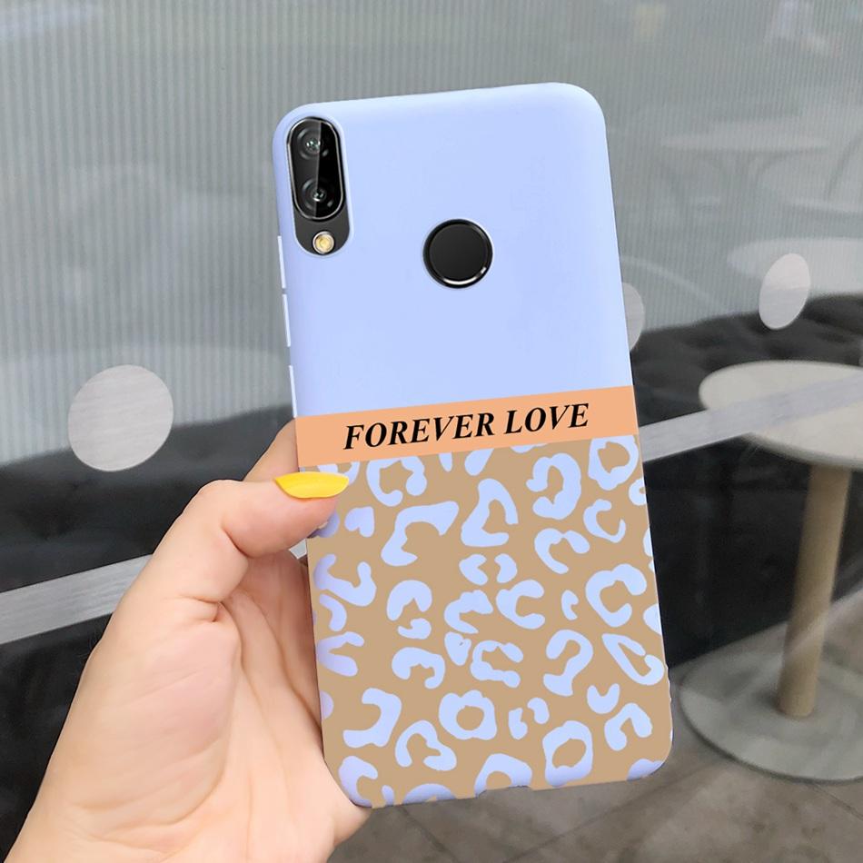 For Huawei P20 Lite Case Nova 3e ANE-LX1 ANE-LX2 Cute Cartoon Candy Color Silicone Phone Cases For Huawei P20lite Soft TPU Cover