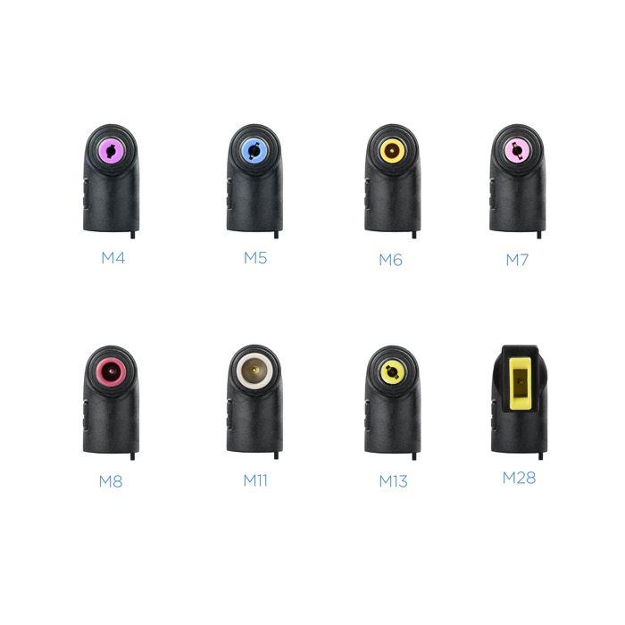 Chargeur universel - TooQ - 65W - 1xUSB - 8 connecteurs - Noir