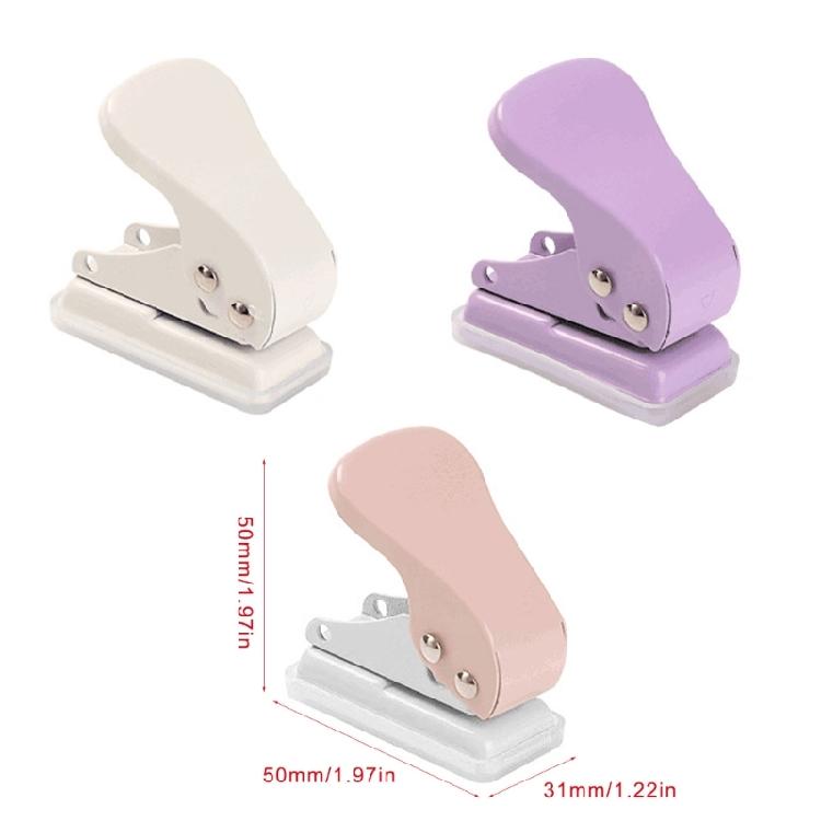 Small Paper Puncher Single Hole Puncher 1/4Inch 6mm Round Hole Punches Portable Paper Puncher For Art Craft Project
