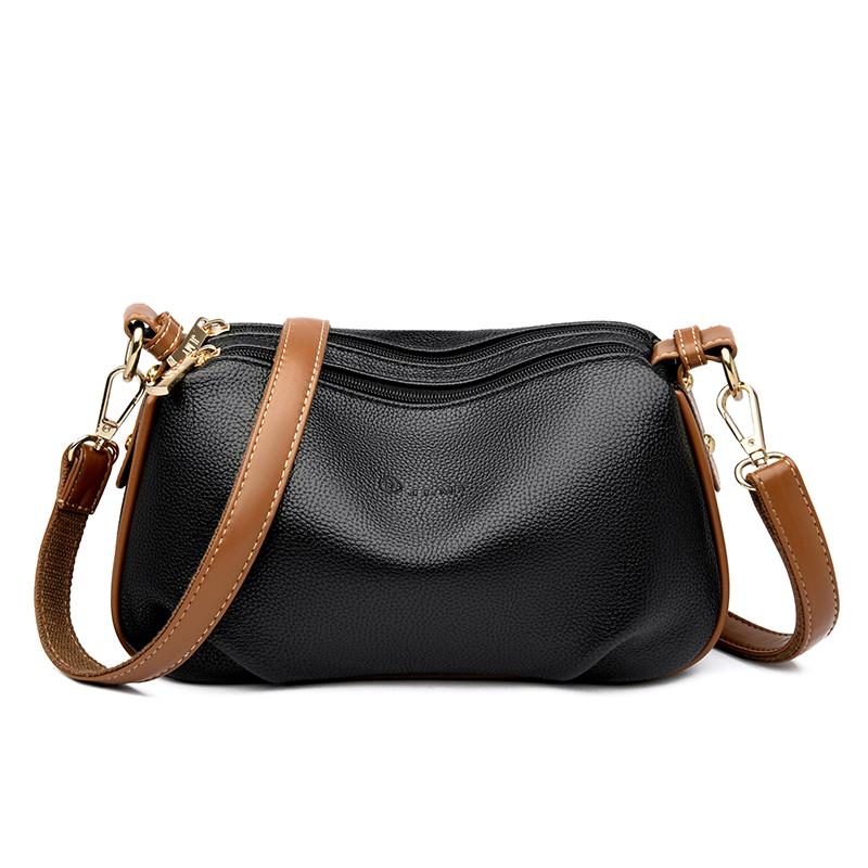 Luxury High Quality Women Messenger Bag Famous Designer Lady Shoulder Bags Fashionable Pu Leather Trendy Crossbody Bolsas Sac A