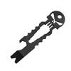 1 шт. Тактичний брелок-підвіска з нержавіючої сталі, Портативний кишеньковий брелок-фомка у формі черепа, Міні-відкривачка для пляшок, гайковий ключ