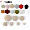 20Pcs Meetee 11-30mm Round Cloth Covered Button Decorative Shank Buttons for Suit Coat Dress Clothes Sewing Buckle Accessories