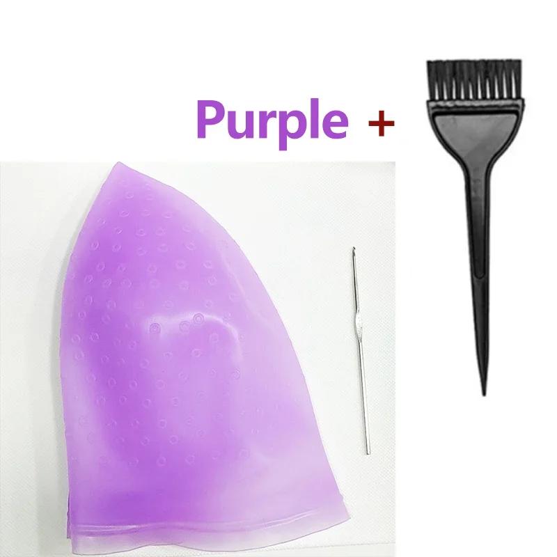 Reusable Hair Color Coloring Highlighting Dye Cap for Hair Extension Styling Tools Barber Beauty Professional Hair Salon Styling