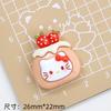 20/100PCS Cute Kitten Cookies Cartoon Cream Glue Accessories Creative Shoe Buckle Materials Resin Accessories DIY Accessories Ha
