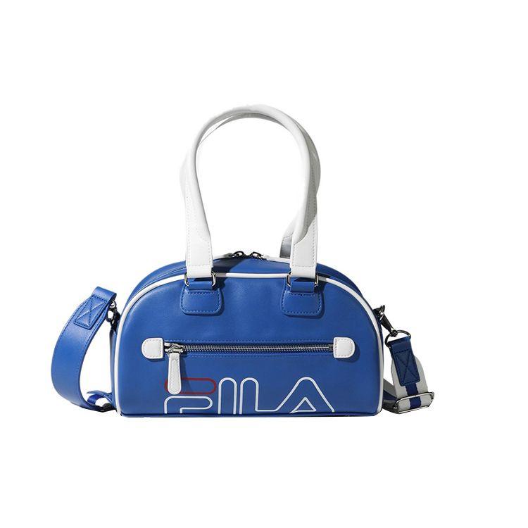 

FILA Logo Print Bowling Bag Unisex Shoulder Bag Blue FS3BCF5312X-RBU Blue