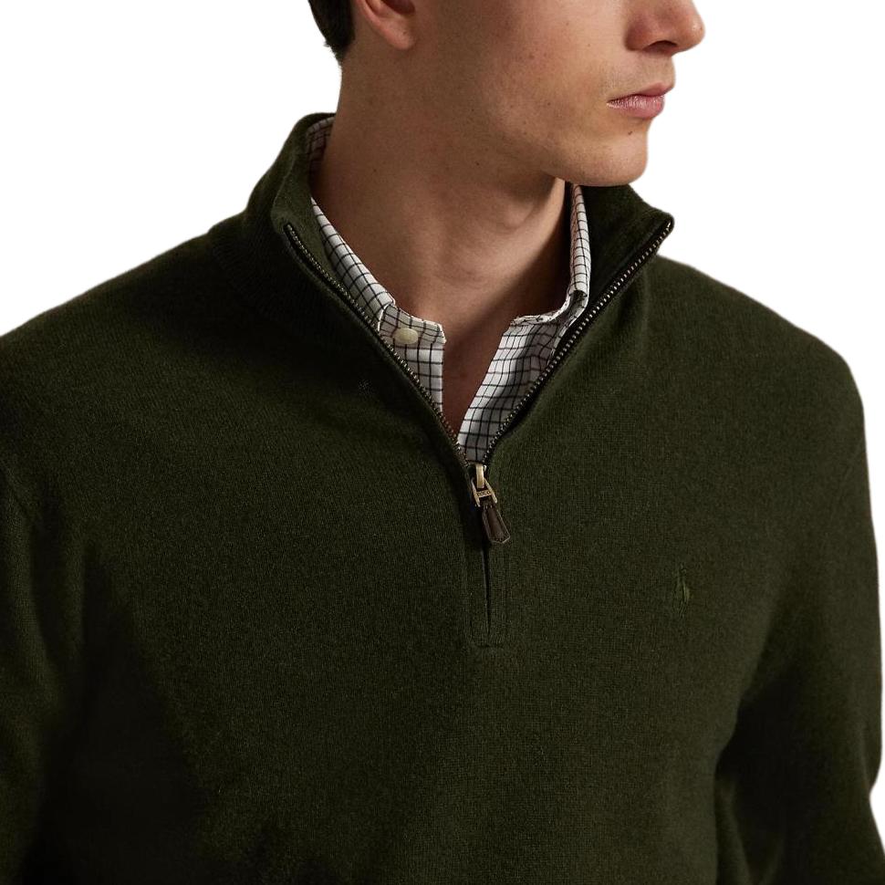 Polo Ralph Lauren Zip Wool Sweater Long Sleeve Men sweater MNPOSWE16822308-300