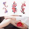 Waterproof Artificial Flowers Arm Shoulder Tattoo Stickers Flash Henna Tattoo Sticker