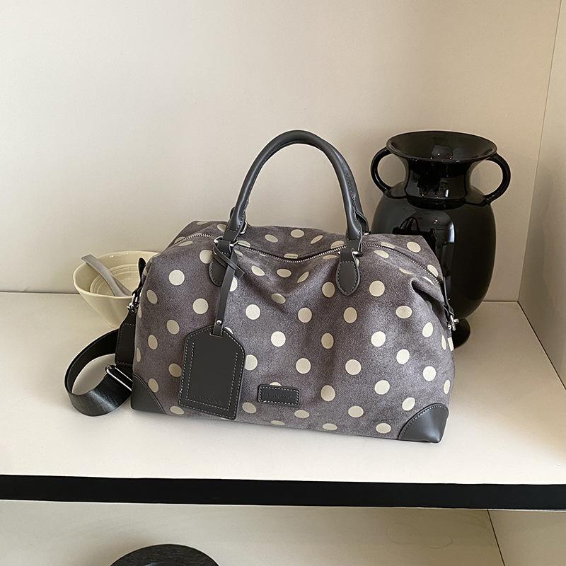 Women's Polka Dot Crossbody Bucket Bag - Summer Casual Fashion 2026