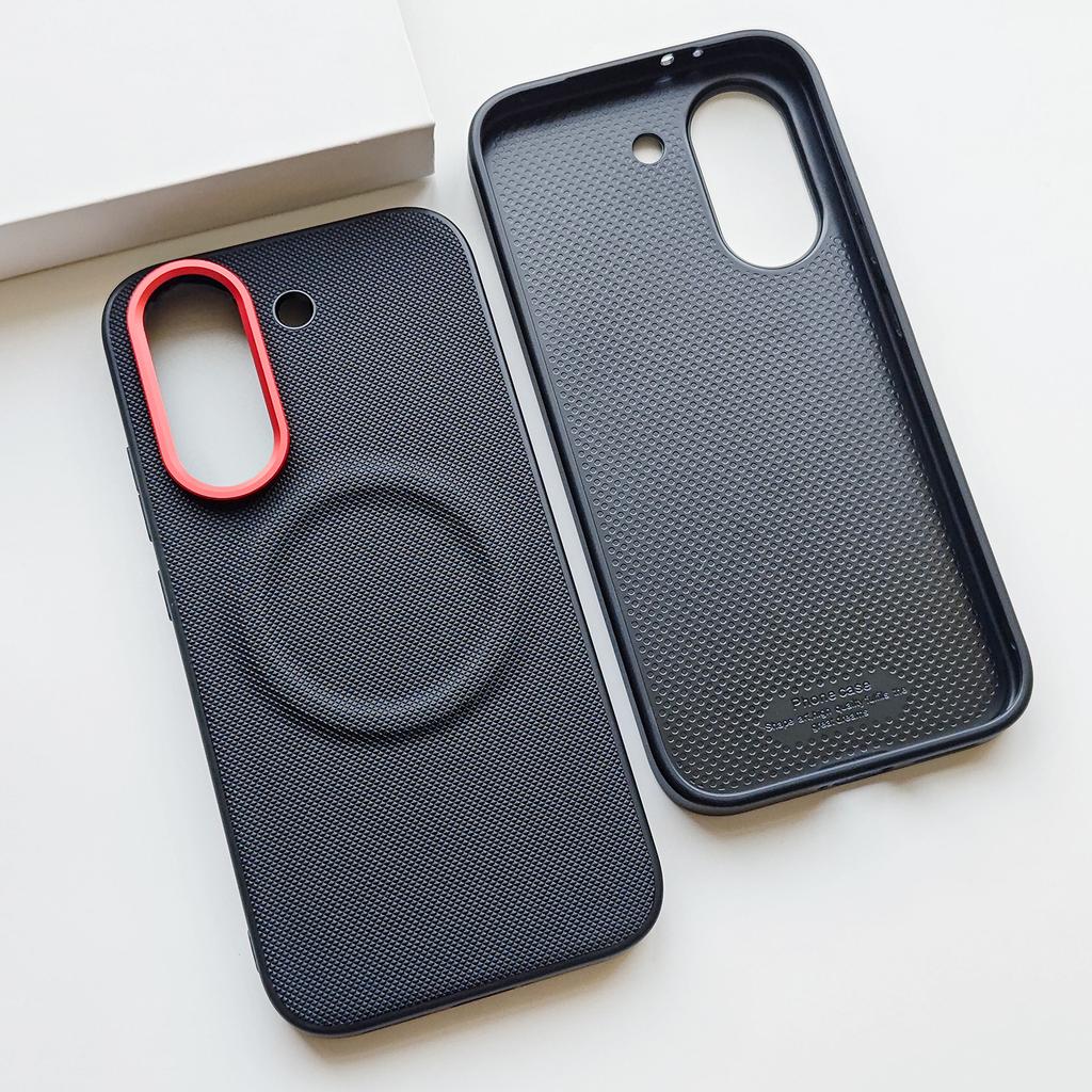 For POCO X8 Pro Max Redmi Turbo 5 Max PU Leather Skin Friendly Contrast Color Keys Lens Frame Protective Back Case Cover