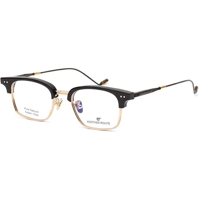 Eonadeoluteu Titanium Eyeglass Frames Elison Retro Half-Rim Frames