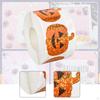 500 Pieces Halloween Pumpkin Stickers Decals Roll Sealing for Holiday Party Decorations