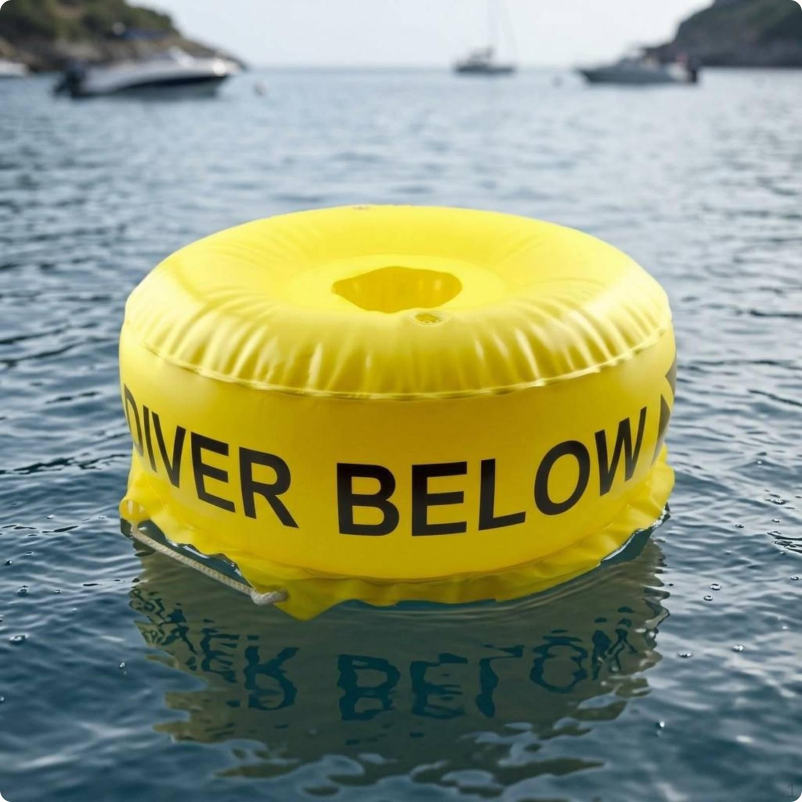 Freediving Buoy PVC Shiny Finish Sports