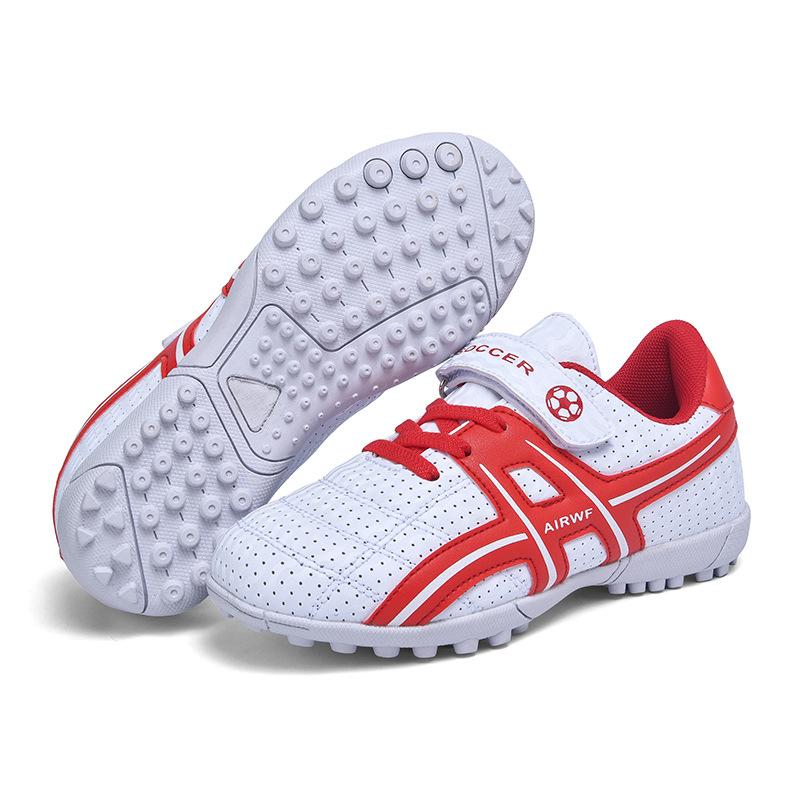 Velcro children's football shoes spiked broken nails boys' shoes girls' shoes elementary school students game training sports shoes