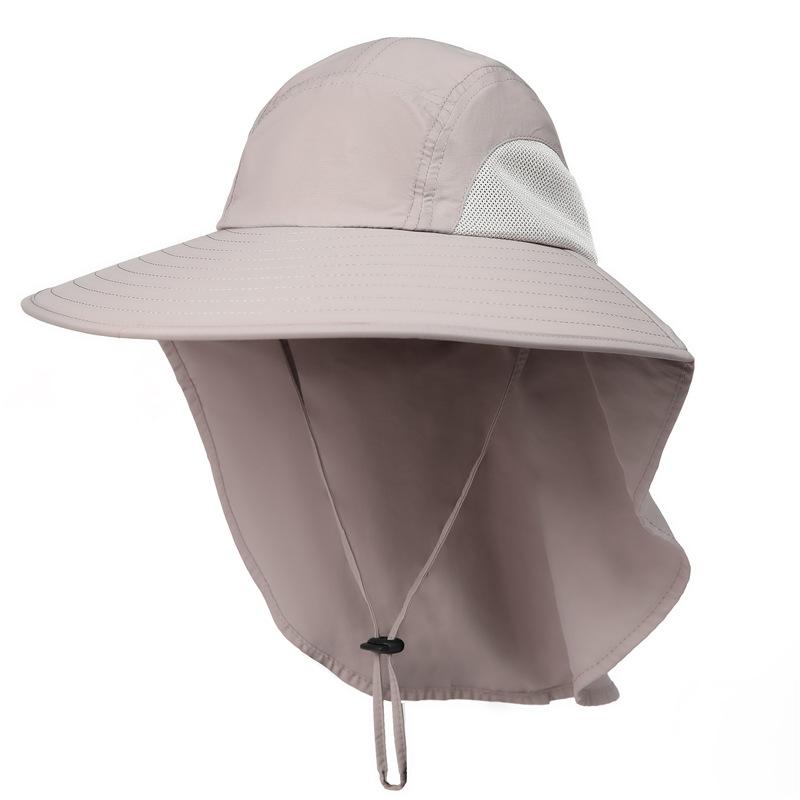 Summer sun protection tea picking hat sun hat large brim men's outdoor fishing hat travel hat UV protection sun protection hat