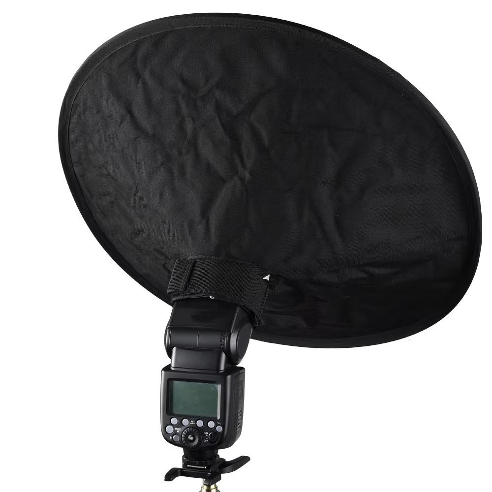Reflector Folding Softbox Diffuser Round Cone Flash Diffuser  Photography Accessories