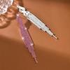Hot Fashion Gradient Long Tassel Earrings for Brides and Parties