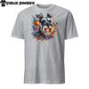 Colorful Miniature Schnauzer Unisex T-Shirt: Unique Dog Lover Tee!