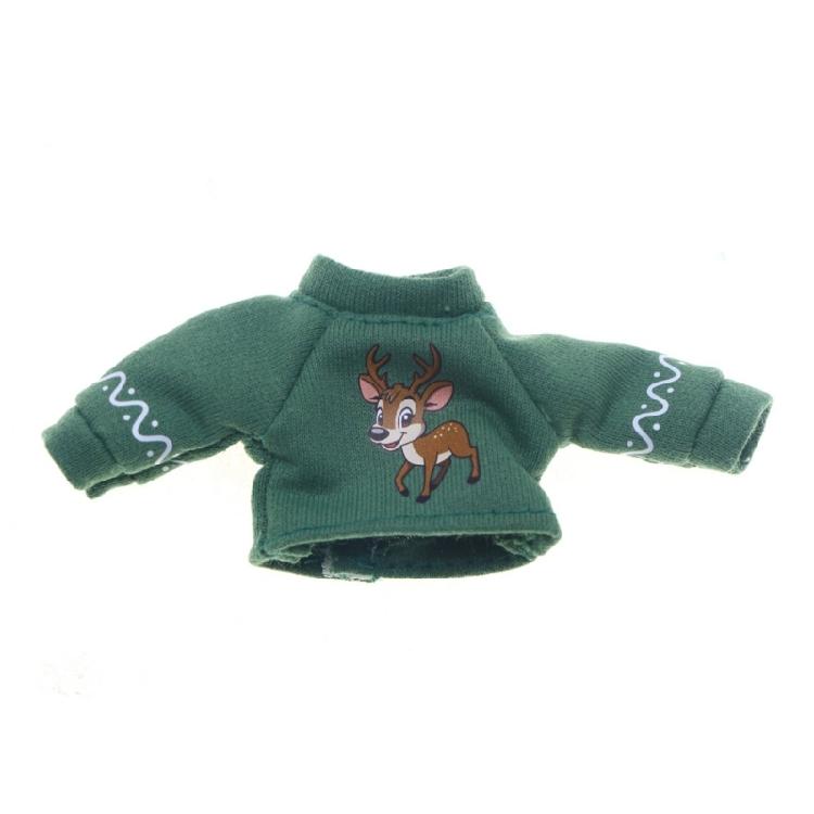 Elegant Doll Garments For Dollhouses Character Including Santa Hat And Green Top Collectible Doll Accessories