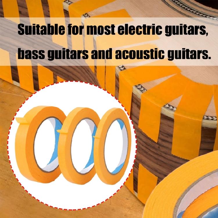 3Pcs Frets Polishing Protection Tape Guitar Bass Fingerboard Masking Protective Paper Fret Polishing Protective Paper