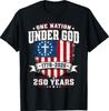 250th Anniversary USA 250 American 4th of July Patriotic God T-Shirt