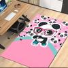 Luluca Panda Printed Carpet, for Office Chair Living Room Bedroom Kitchen Room Decor Gifts.