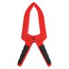 Spring Clamp with Long Flat Nose Plastic Fixing Clamp Woodworking Fixture Accessory3in Opening 75mm Deep 110mm