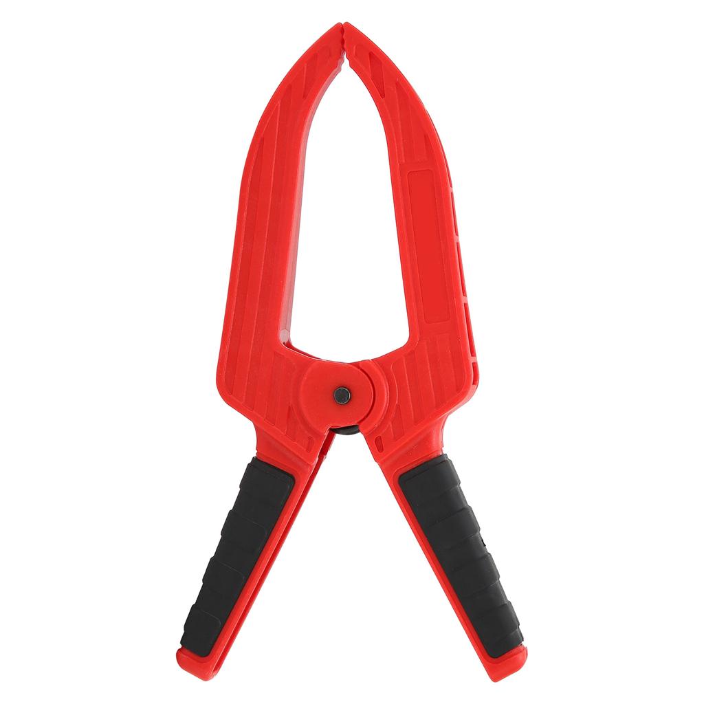 Spring Clamp with Long Flat Nose Plastic Fixing Clamp Woodworking Fixture Accessory3in Opening 75mm Deep 110mm