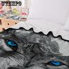 New 3D Wolf Printing Theme Blanket Housewarming Gift Decoration Summer Blanket Plush Blanket