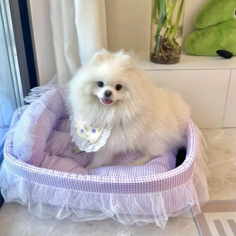 All-Season Washable Pet Nest: Non-Stick, Lightweight, Soft & Cozy for Small Dogs and Cats