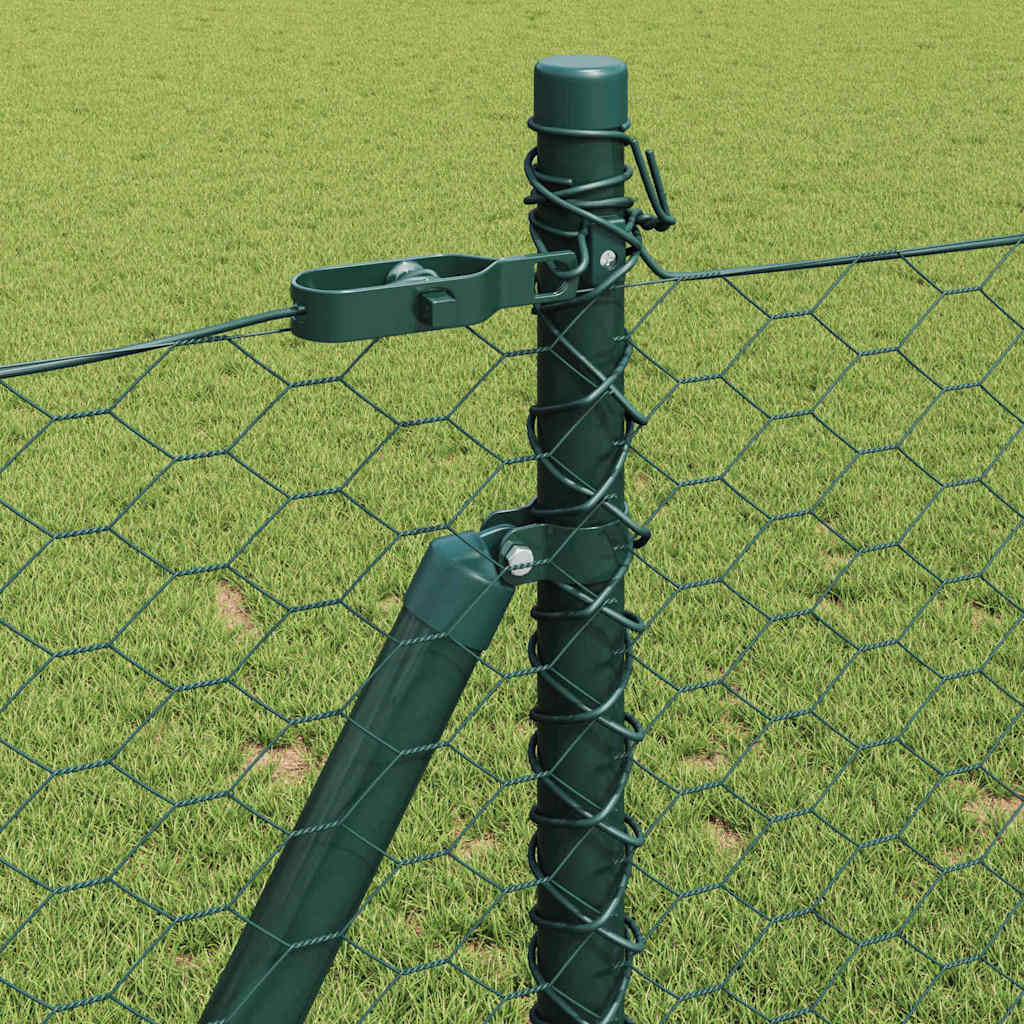 Welded Wire Fence with Concrete Foundation 25 x 1 m (W x H)