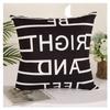 Nordic Style Simple Abstract Pattern Cushion Pillow Cover Linen Printed Cushion Ins Style Design