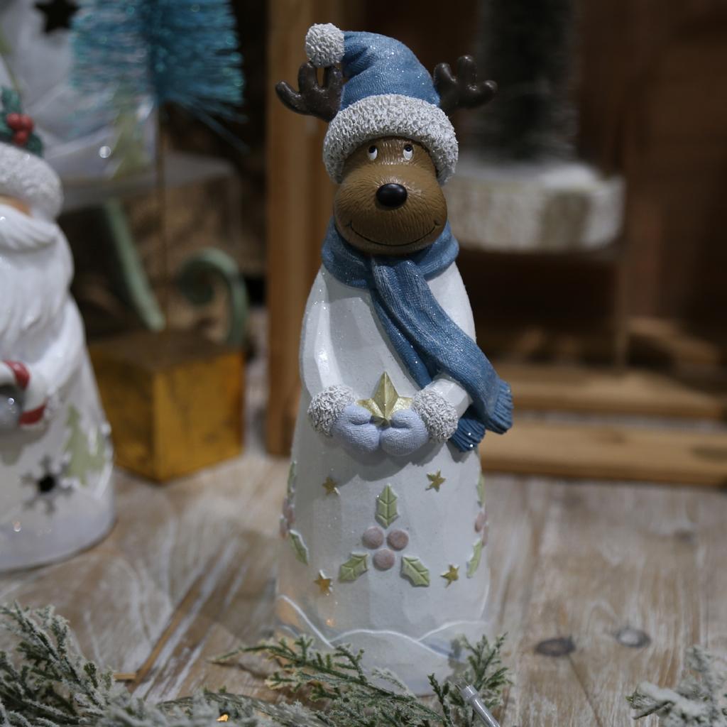 Santa Nowman Decoration, Christmas Carved Resin Ornaments, Table Decoration Gifts