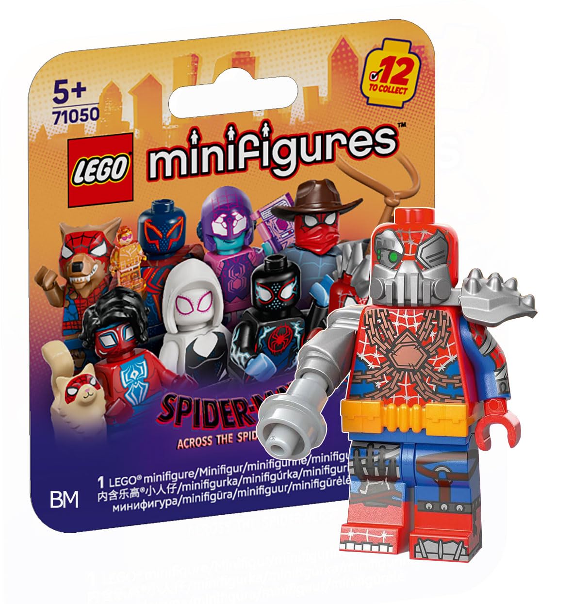 

ЛЕГО Человек-паук: Человек-паук: Через вселенные Минифигурка Петра Паркер/Киборг Женщина-паук [71050-7]