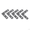 100pcs Angle Plate Corner Strut Flat Repair Mount 38x38mm