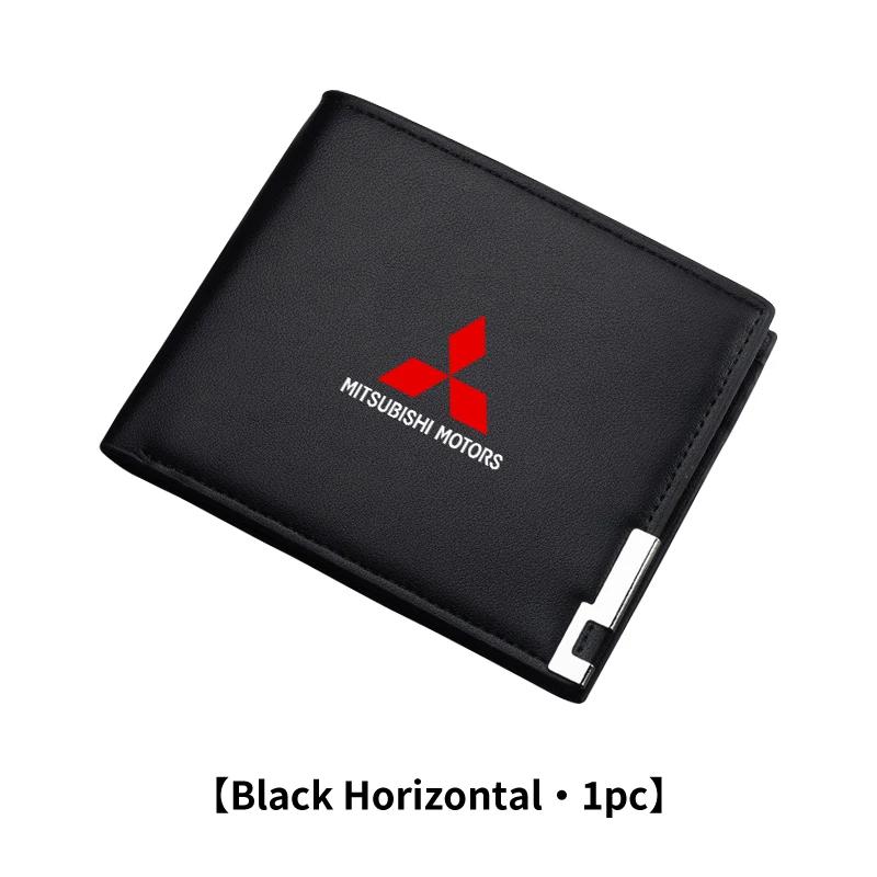 Men's RFID Blocking Slim Wallet Multi-Card Holder for Mitsubishi Eclipse Cross Xpander Mirage YG2