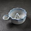 Side Pouring Spout Ceramic Berry Washing Bowl Self-Rotating Fruit Washer  Home Cooks