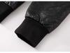 Giacca in Pelle con Zip e Collo Alto da Uomo Philip Plein - Collezione Autunno/Inverno