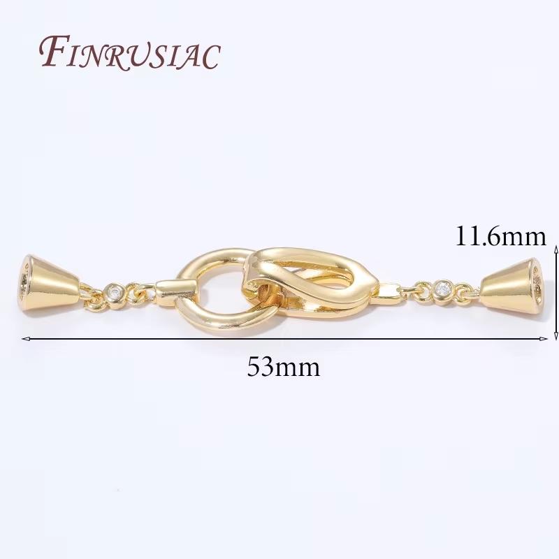 18K Gold Plated Brass Pearl Clasps For Bracelets Making,Jewelry Clasp Connectors,Necklaces Clasp,DIY Jewelry Findings