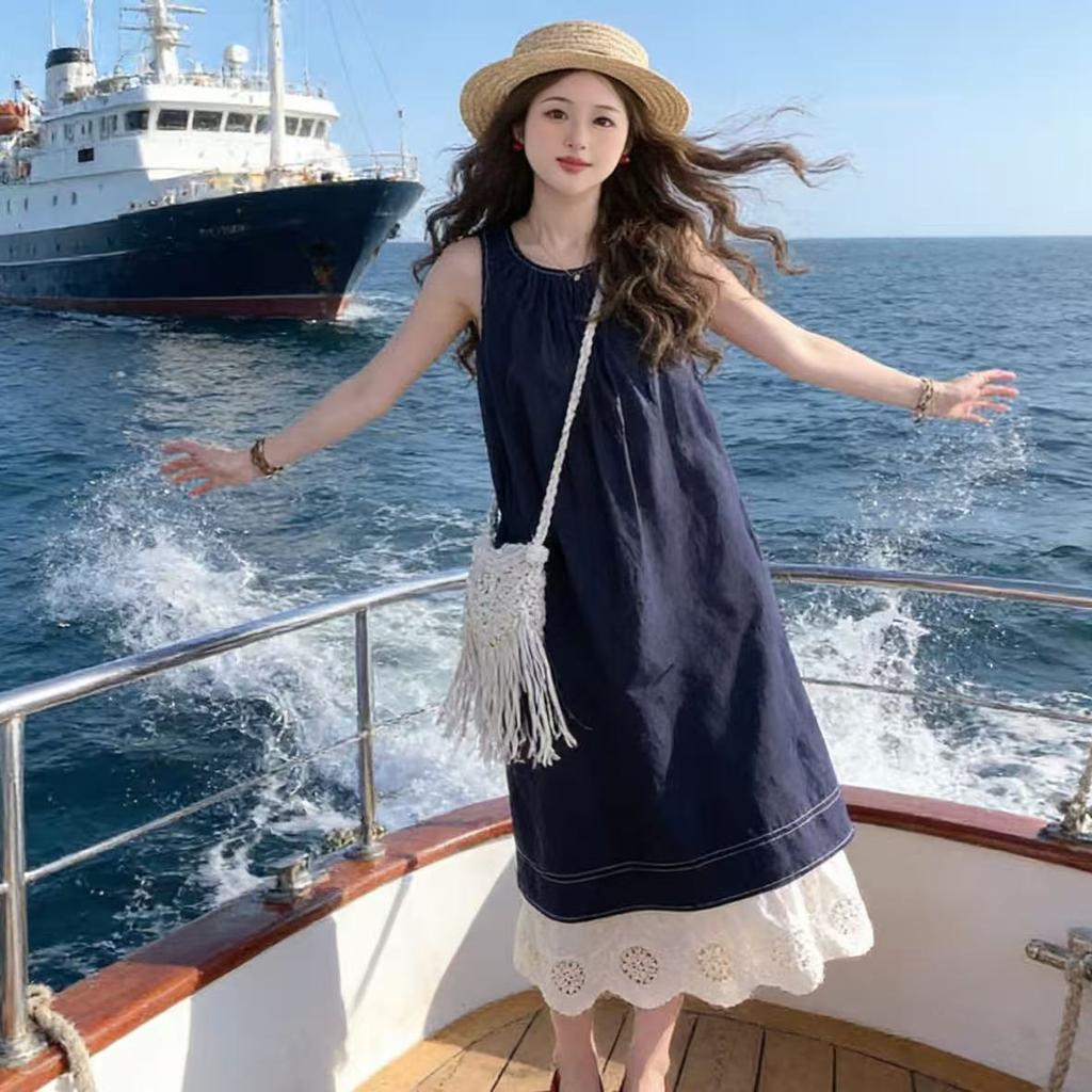 Maternity clothes summer clothes new dresses fashionable trendy mothers wear sleeveless vest skirts during pregnancy summer long